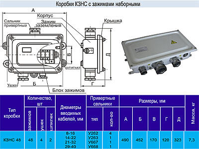 Коробка КЗНС-48 у2