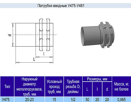 Патрубок У475 у3