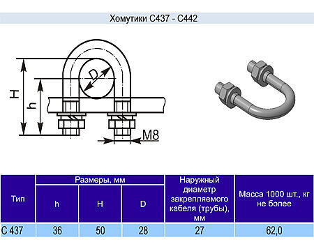 Хомутик C437 у2