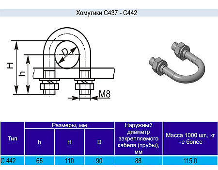 Хомутик C442 у2