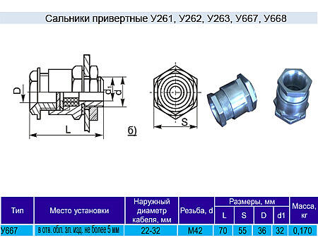 Сальник У667 у2