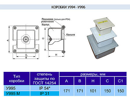 Коробка У995 у2