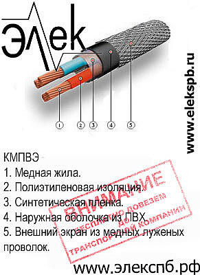 Кабель КМПВЭ, КМПВЭнг, КМПВЭнг-LS из наличия