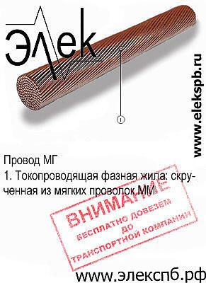 МГ – продаем гибкий неизолированный провод ( антенный канатик )