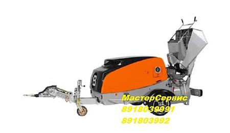 Растворонасос Brinkmann 450 BS со скипом и скрепером