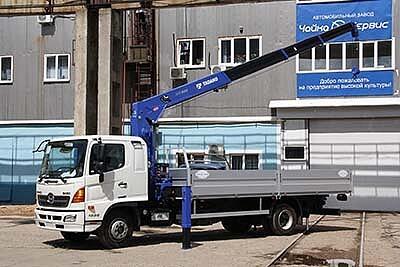 HINO-500 с КМУ Tadano
