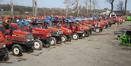 Японские минитрактора Kubota, Yanmar, Hinomoto, Iseki, Mitsubishi