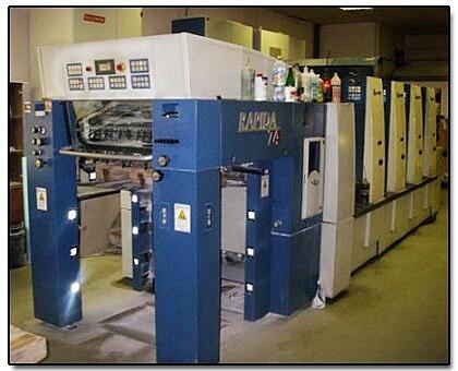 KBA Rapida 74-4 для офсетной печати