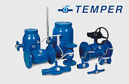 Стальные шаровые краны Temper