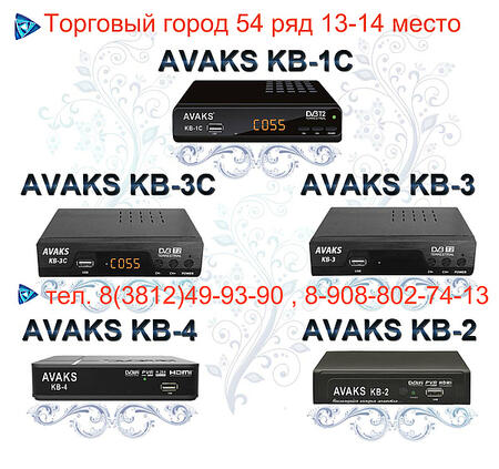 Цифровые приставки Avaks