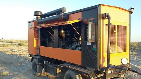 Винтовой двухступенчатый компрессор DT900-350, 25, 5м3/мин, 24, 6 бар, дизельный, передвижной, 