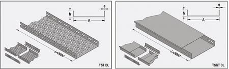 Кабельные лотки и соеденительные элементы TST , TSKT, TSD, TST, TSTB, TSIB, TSKT, TSDB, TSTO, TSTD, TSKT, TSKKT