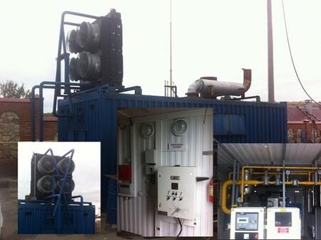 Контейнерная дизельная электростанция БКАЭС (газовый генератор 500 кВт)
