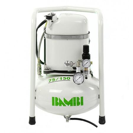 КОМПРЕССОР БЕСШУМНЫЙ МАСЛЯНЫЙ BAMBI MD75/150V