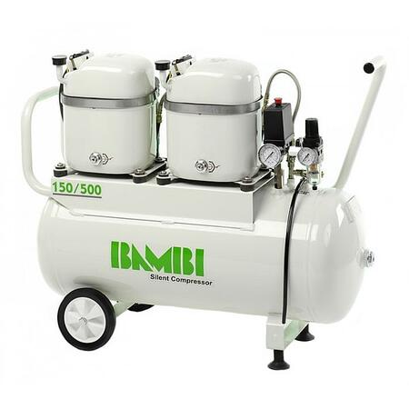 КОМПРЕССОР БЕСШУМНЫЙ МАСЛЯНЫЙ BAMBI MD150/500