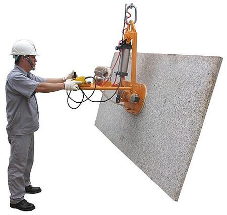 STONE VACUUM LIFTER 25 AARDWOLF Вакуумный подъемник (присоска) для каменных плит с функцией наклона (с пневмоцилиндром) SVL25