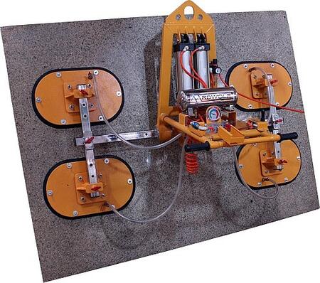 STONE VACUUM LIFTER 100 AARDWOLF Вакуумный подъемник (присоска) для каменных плит с функцией наклона     (е пневмоцилиндрами) SVL100