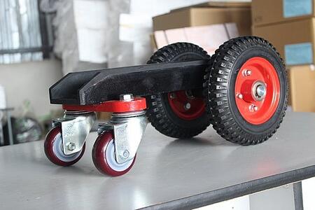4 WHEEL SLAB DOLLY Четырехколесная тележка для ручного перемещения каменных плит