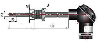 Термоэлектрические преобразователи (термопары) ДТПК 055, ДТПL 055
