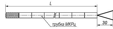 Термоэлектрические преобразователи (термопары) бескорпусные ДТПS 021