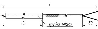 Термоэлектрические преобразователи (термопары) бескорпусные ДТПК 031, ДТПL 031