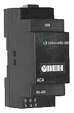 Автоматический преобразователь интерфейсов USB/RS-485 ОВЕН АС4