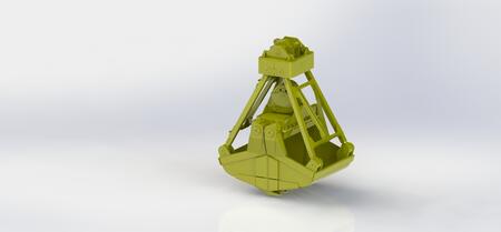 Грейфер V- 1,2 куб.м. канатный (ширина ковша 1200).