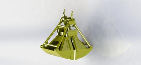 Грейфер V- 2,5 куб.м. моторный.