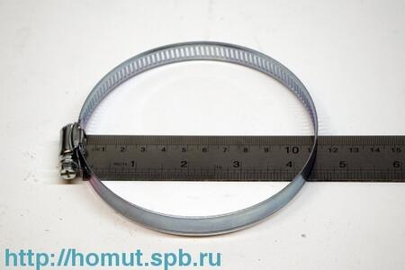 Хомуты червячные прорезные (Тайвань, 8мм, 9мм и 12,7мм оцинкованные W1)