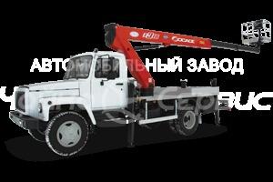 Автогидроподъемник телескопический ГАЗ-3309 с АГП Чайка-Socage T318