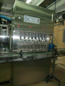 Полуавтомат розлива газ. воды в ПЭТ ЛД-8Г.