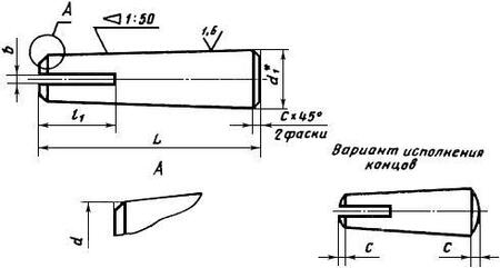 Штифт ГОСТ 19119-80