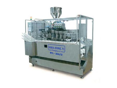 Линейная машина заполнения и закрытия туб, MLT 200/2