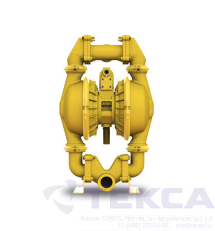 Промышленные насосы Versa-Matic E2 Metallic с откидным клапаном