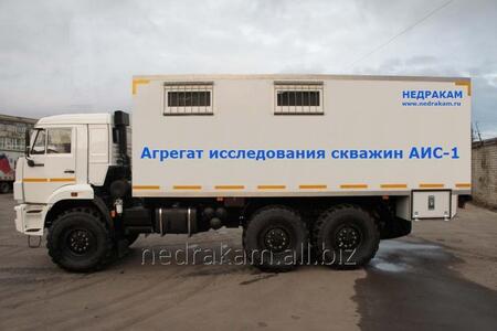 АИС-1 КАМАЗ Агрегат исследования скважин ЛСГ-10 автомобиль подъемник гидродинамических геофизических исследований нефтяных и газовых скважин
