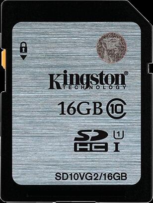 Карта памяти Kingston SD10VG2/16GB