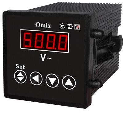 Вольтметр однофазный щитовой с релейным выходом Omix V-1-0.5-K