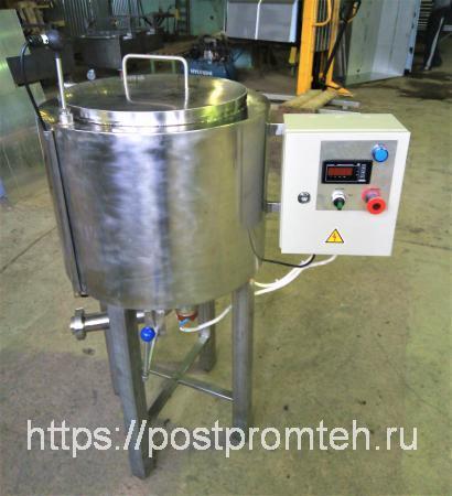 Емкость из нержавеющей стали на 100 л. с рубашкой нагрева