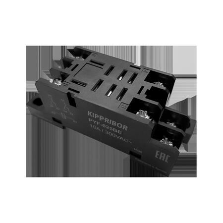Монтажные колодки KIPPRIBOR PYF-025BE и PYF-045BE (для 2- и 4-контактных промежуточных реле)