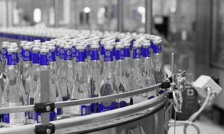 Линии розлива воды в стеклянную тару производительностью до 600 бут/час