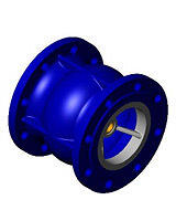 Tecofi CA3241-0125 Клапан обратный осевой фланцевый корпус чугун, диск чугун, PN16