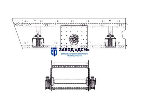 Легкий инерционный грохот ГДСМС-73 (ГИС-73)