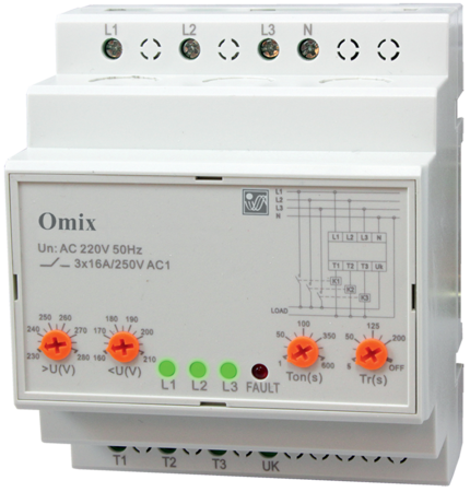 Реле выбора фазы Omix D4-ASP1-1-3K