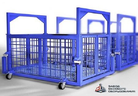 Весы для животных. Весы для КРС с подвесной клеткой на колёсах ВП-С 1500 кг (1.5 тонны)