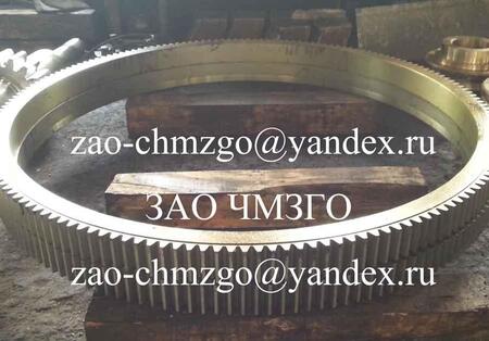 Венец зубчатый №1080.27.01-1,модуль m=26,число зубьев z=128 