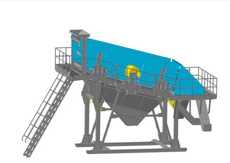 Агрегат сортировки  с грохотом ГИС-53