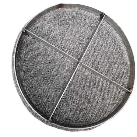 Stainless Steel 347 Woven Wire Mesh Style Demister Pads