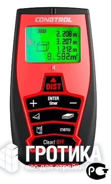 Лазерный дальномер-рулетка Mettro CONDTROL 100 Pro