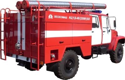 Автоцистерна пожарная АЦ 1,0-40 (33081)ВЛ