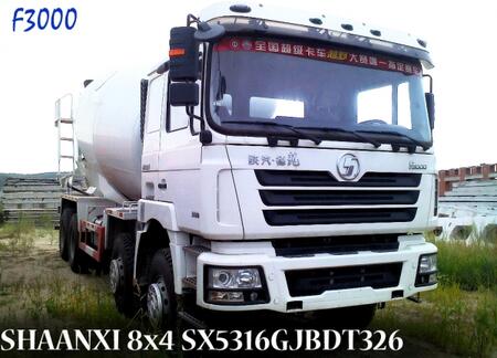 Автобетоносмеситель SHAANXI 8x4 SX5316GJBDT326